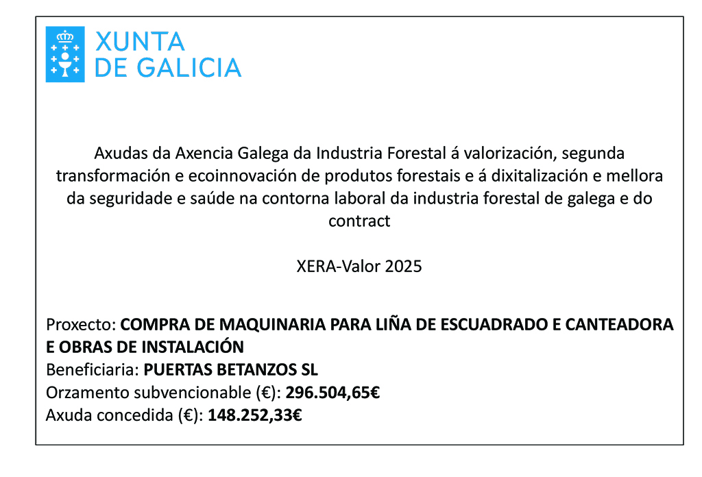 Axudas da Axencia Galega da Industria Forestal